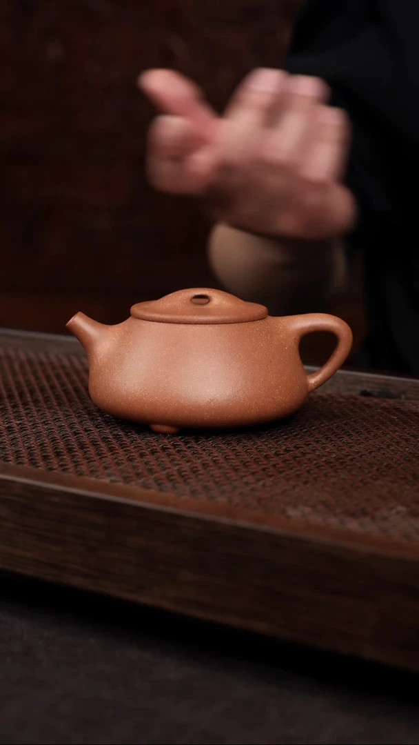【闪购商品】紫砂茶壶黄降坡满瓢