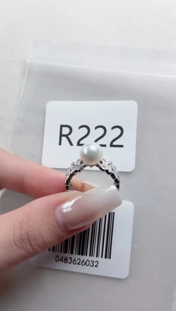 未镶嵌戒指海水珍珠R222