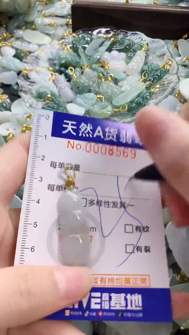 颈饰未镶嵌翡翠天然A货翡翠