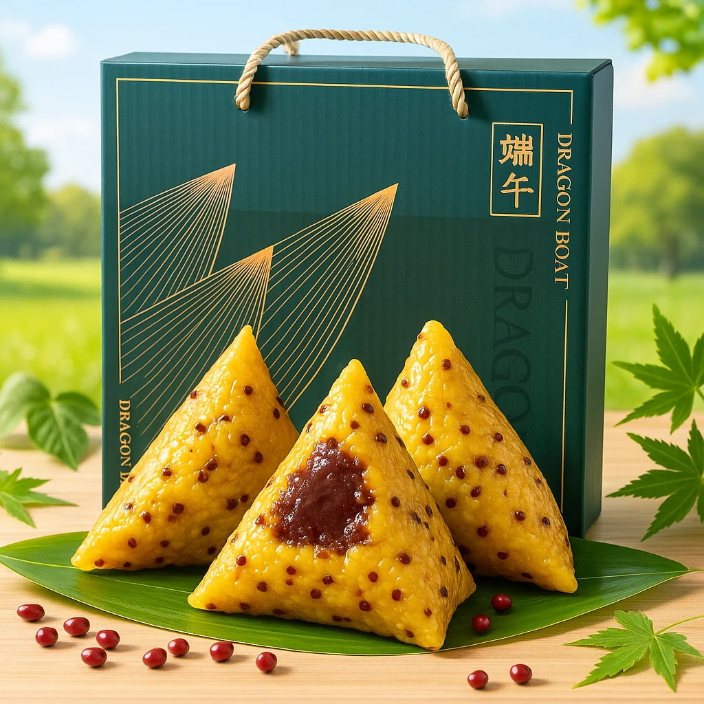 【礼盒装】大黄米藜麦燕麦粗粮豆沙蜜枣粽子传统端午节粽子