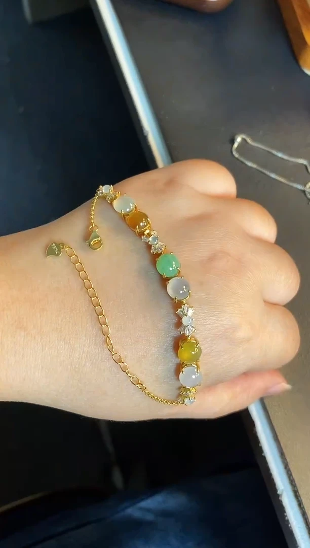 吊坠(不含链)银S925镶嵌翡翠1