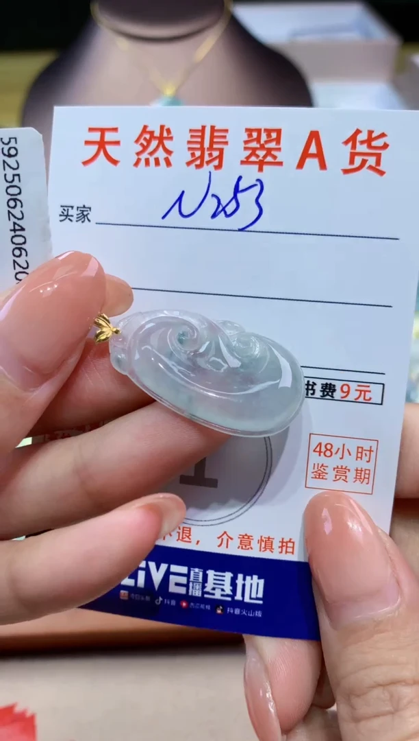 翡翠未镶嵌颈饰天然缅甸a货翡翠