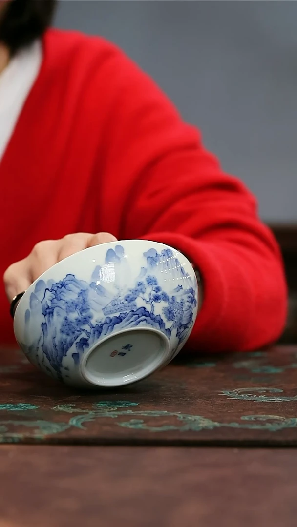 镹曰手工手绘柴窑茶具