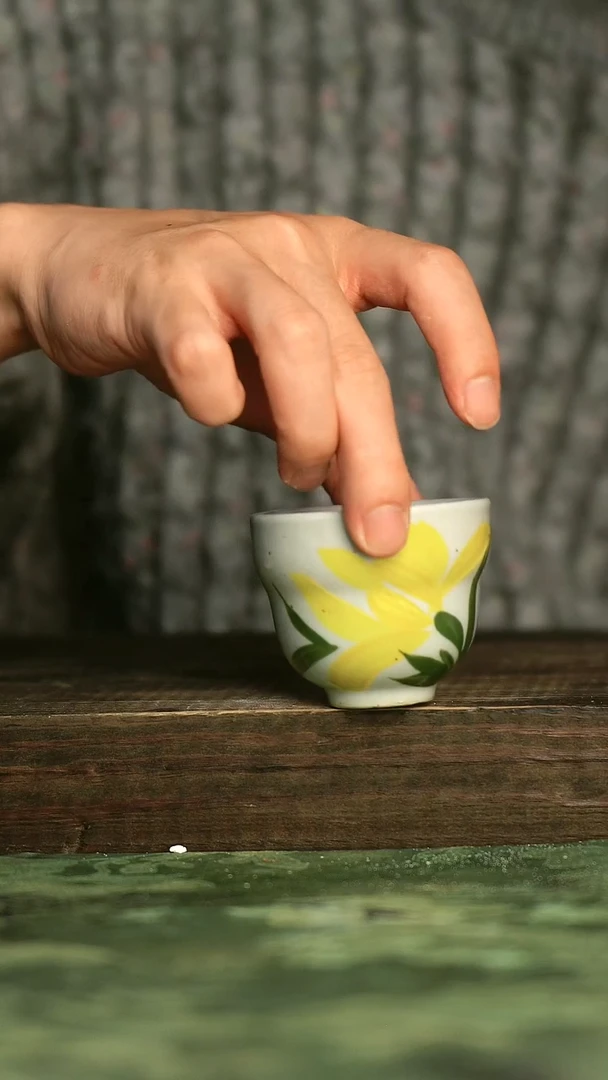 陶瓷青诗集手工手绘瓷器