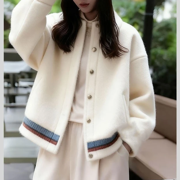 高级感独特绝美巨好看小香风毛呢外套女2026冬季新款今年流行爆款