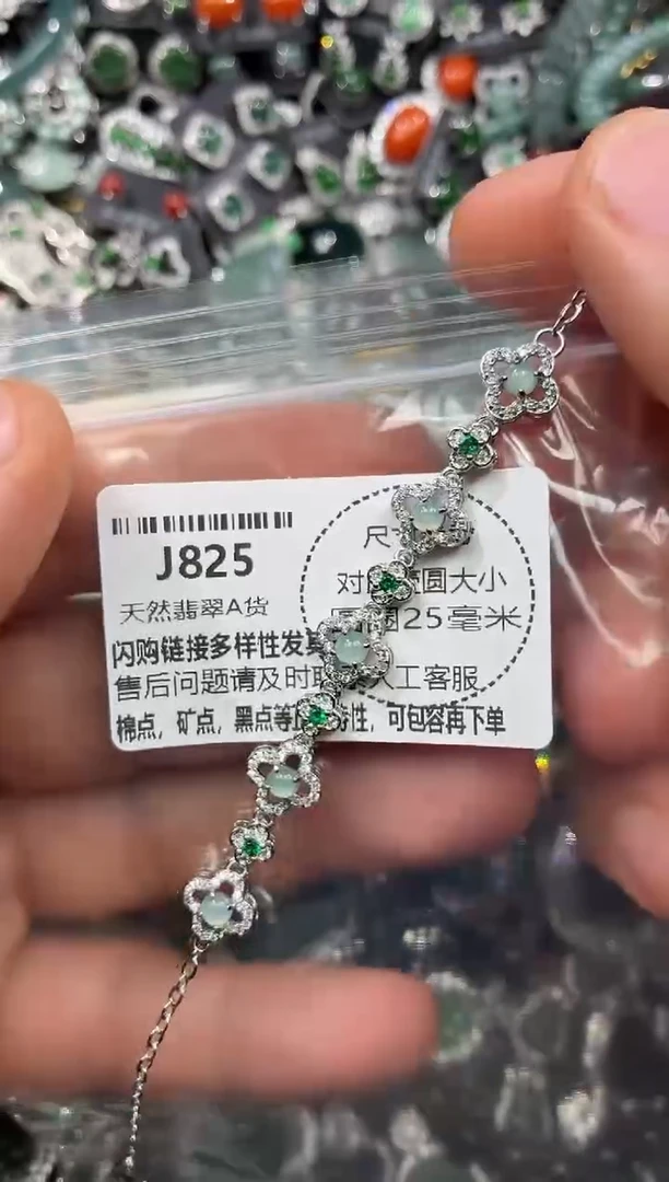颈饰未镶嵌翡翠J825手链