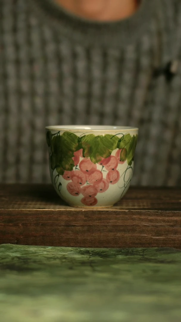 瓷器青诗集手工手绘瓷器