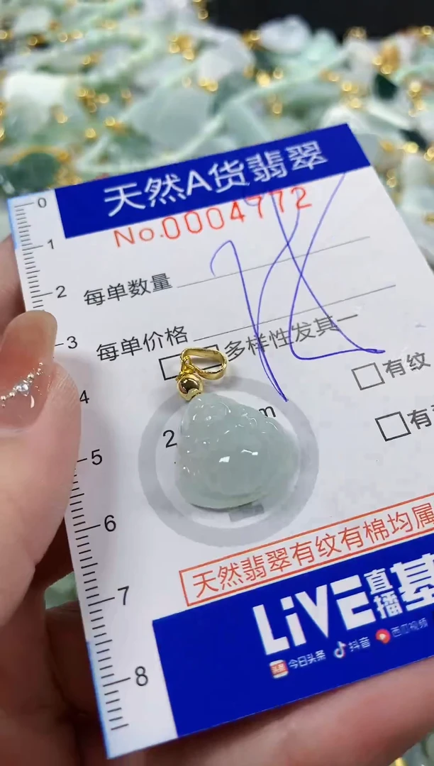 颈饰未镶嵌翡翠天然A货翡翠