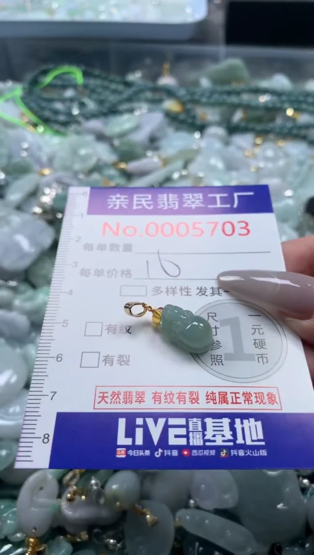 颈饰未镶嵌翡翠5703