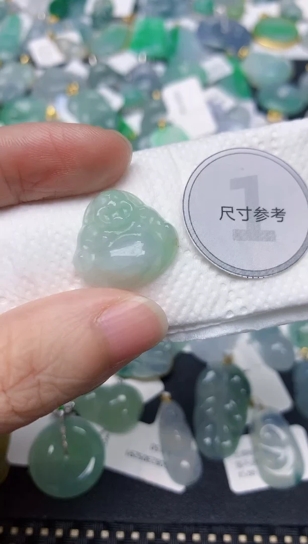 颈饰未镶嵌翡翠天然缅甸A货翡翠