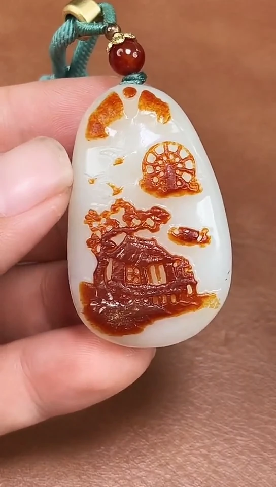 和田玉未镶嵌颈饰LL4.25多样性拍一发一48