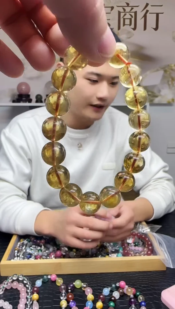 水晶摆件未镶嵌天然熏衣草多宝手链