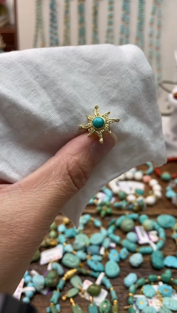 【闪购商品】绿松石珠宝奇石合金24