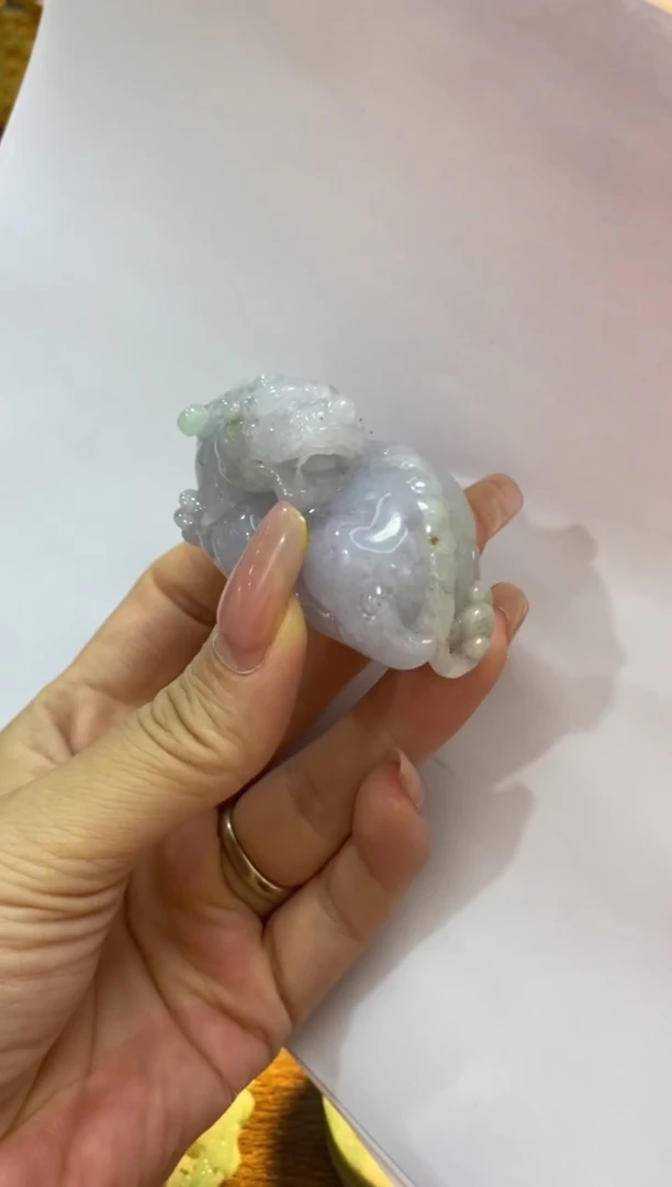 翡翠把件未镶嵌翡翠手把件