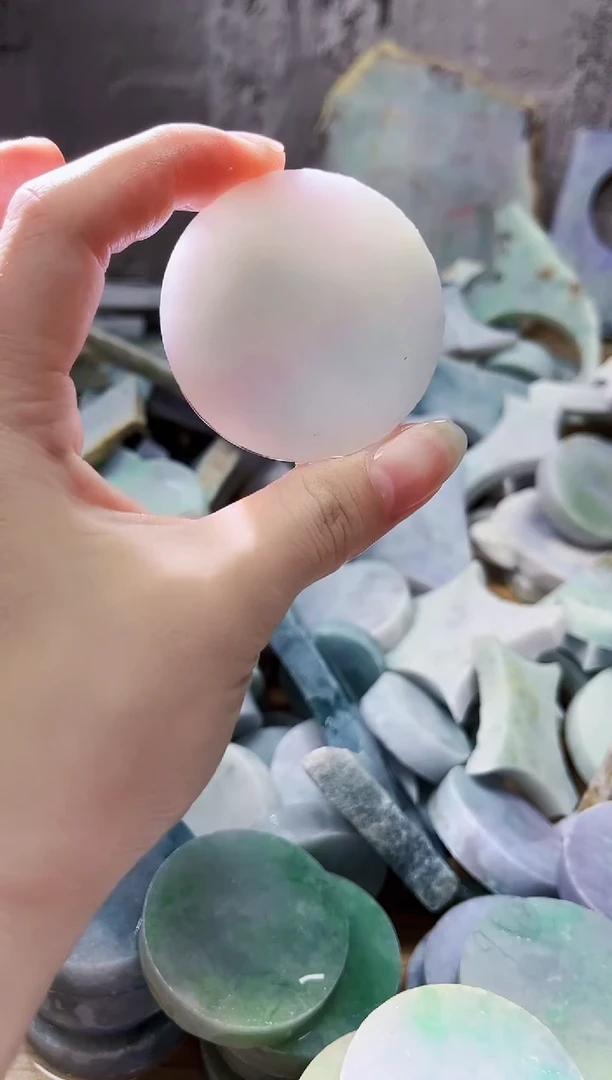 颈饰未镶嵌翡翠天然翡翠A货 南 972