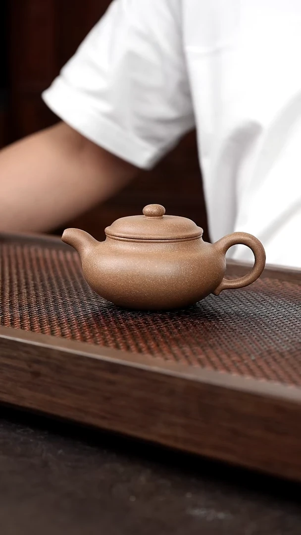 茶壶紫砂芝麻绿仿古