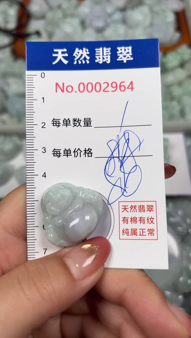 翡翠未镶嵌吊坠(不含链)2964