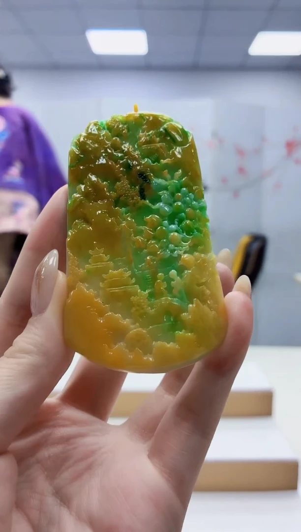 未镶嵌定制翡翠4812jw-毛货挂件56