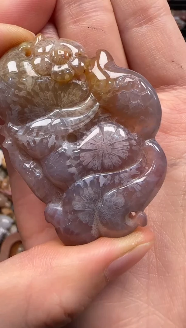 【闪购商品】硅化珊瑚（珊瑚玉）颈饰未镶嵌068