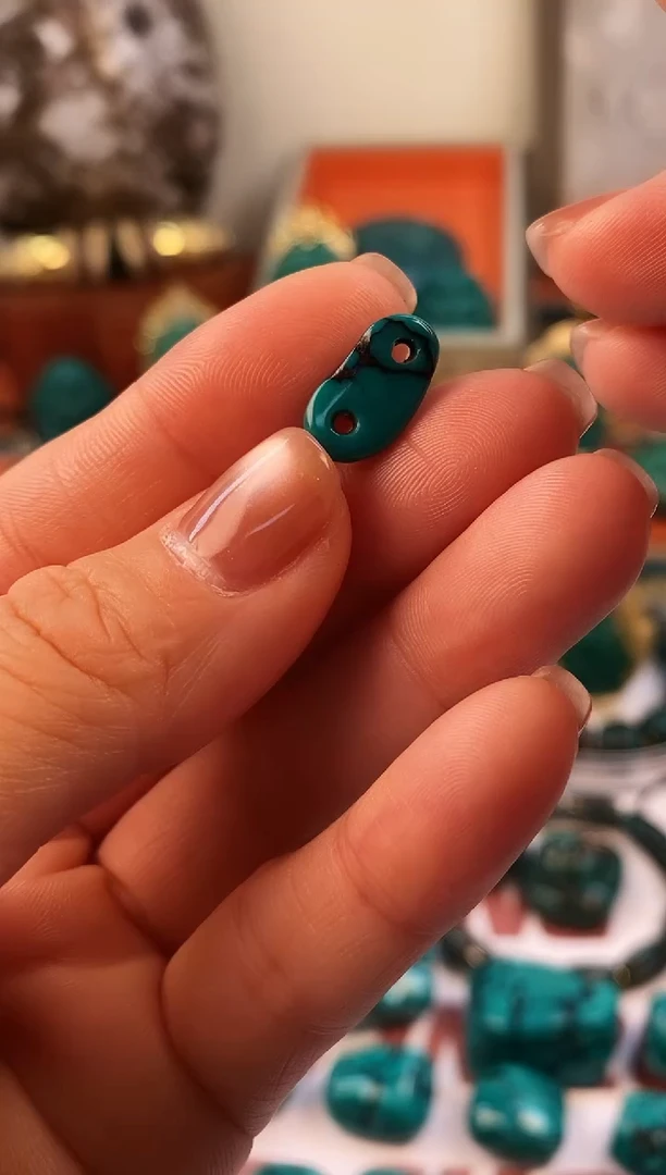 未镶嵌绿松石.网花 单颗