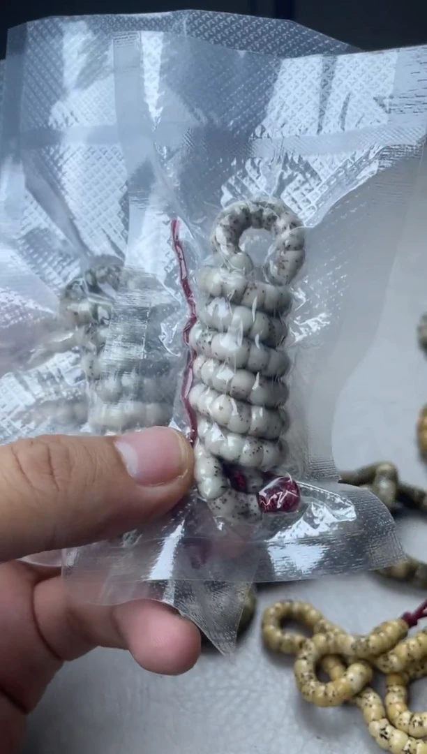 星月菩提吊坠糯冰料卡6mm直切大肠(大留白）高货）