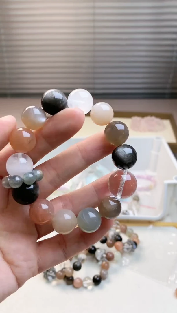 【闪购商品】水晶珠宝半成品未镶嵌骨干月光单圈