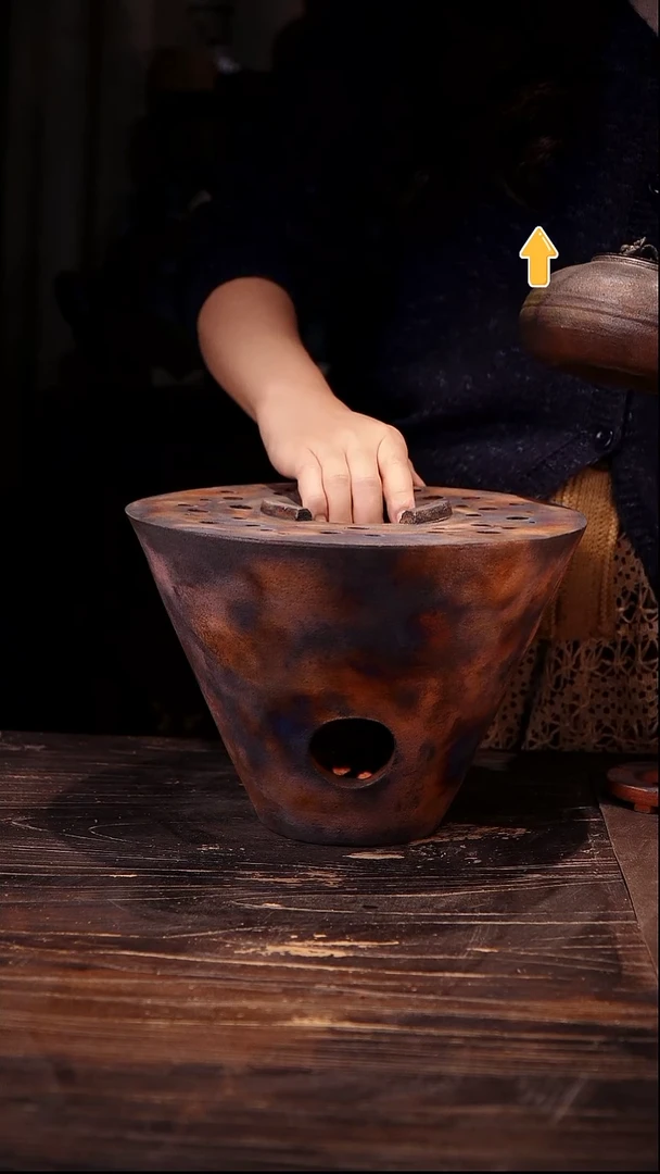 纯手工柴烧圆斗笠炉