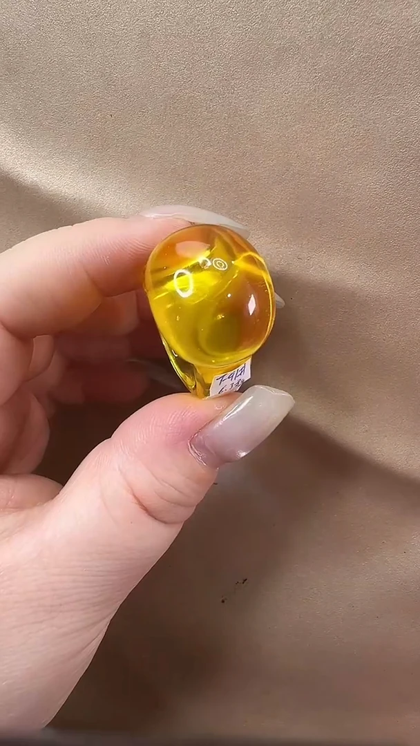 琥珀颈饰未镶嵌三*羊戒指