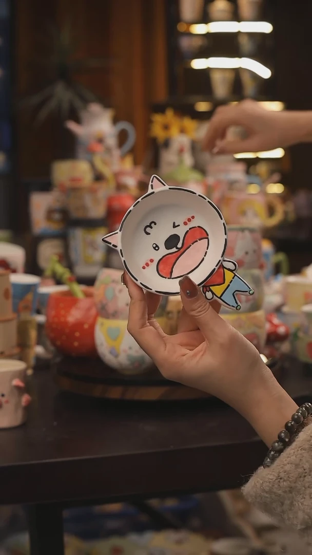 景德镇釉下彩绘设计师款式陶瓷