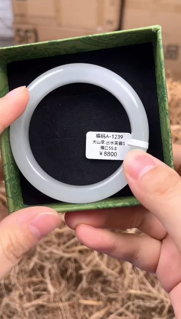 未镶嵌手镯石英质玉A-1239