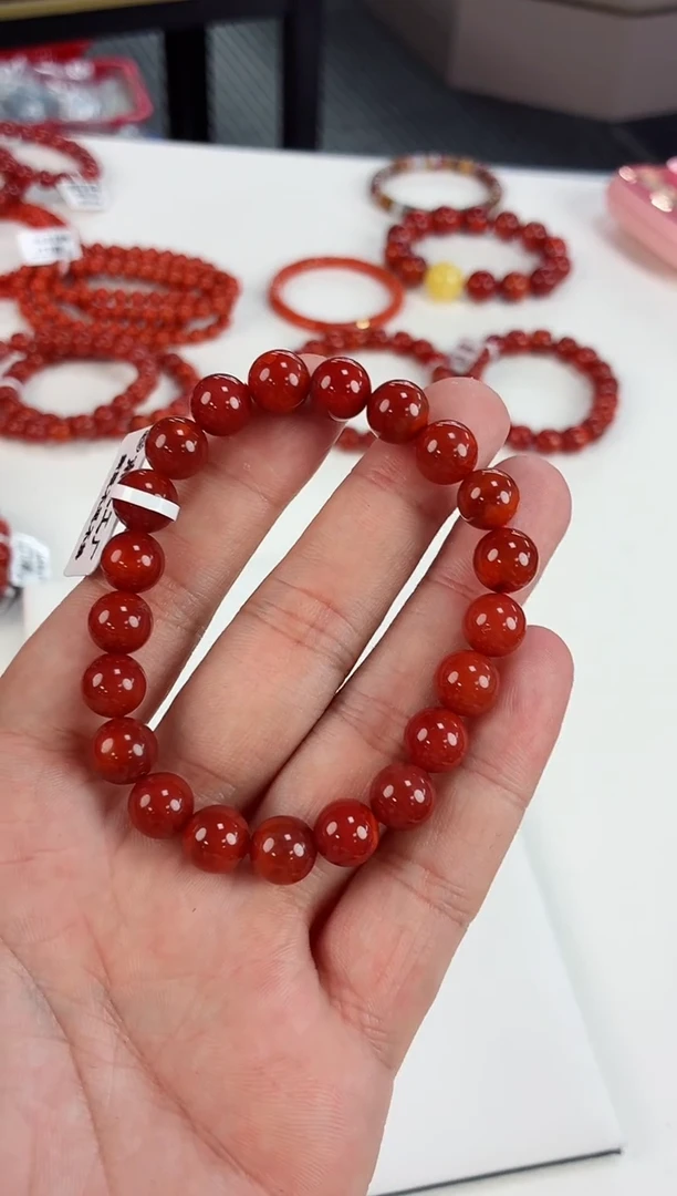未镶嵌瓦西手串9+南红玛瑙（多样式发其一）