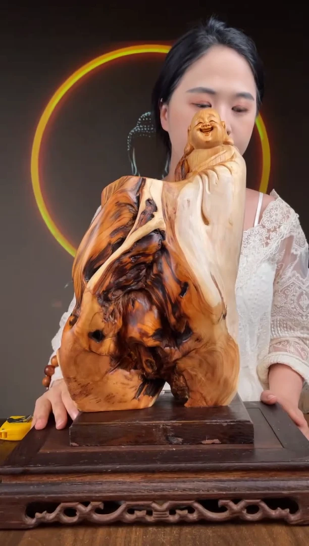 柏木（崖柏）手工摆件,先抢先得! 编号:244