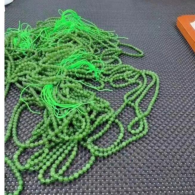 【老郑家】和田玉挂件链  多样性发1件 约5mm 微黑点