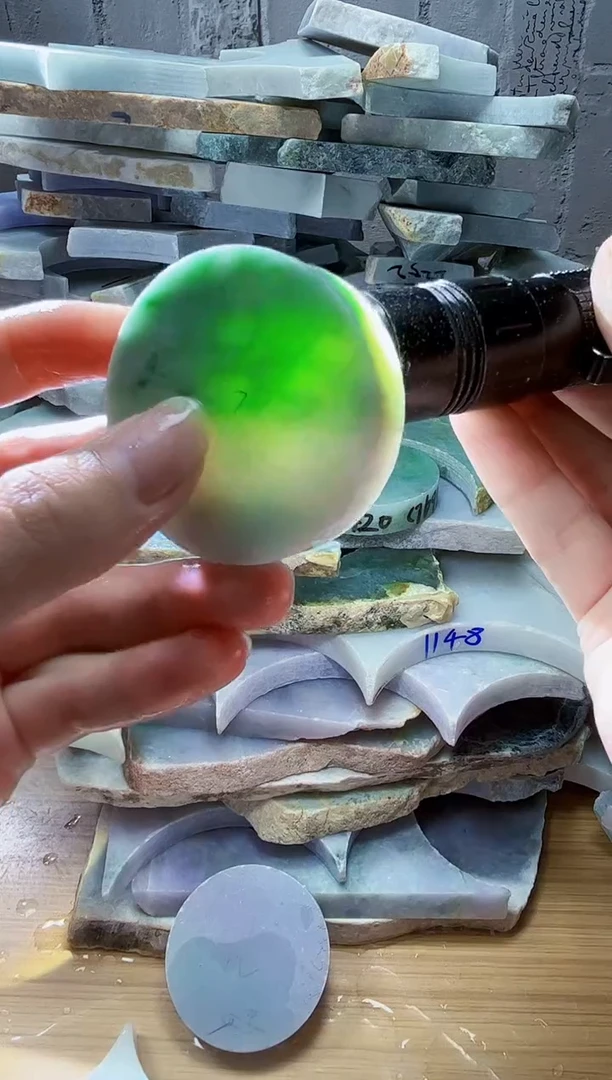 裸石翡翠天然翡翠A货古 南 320