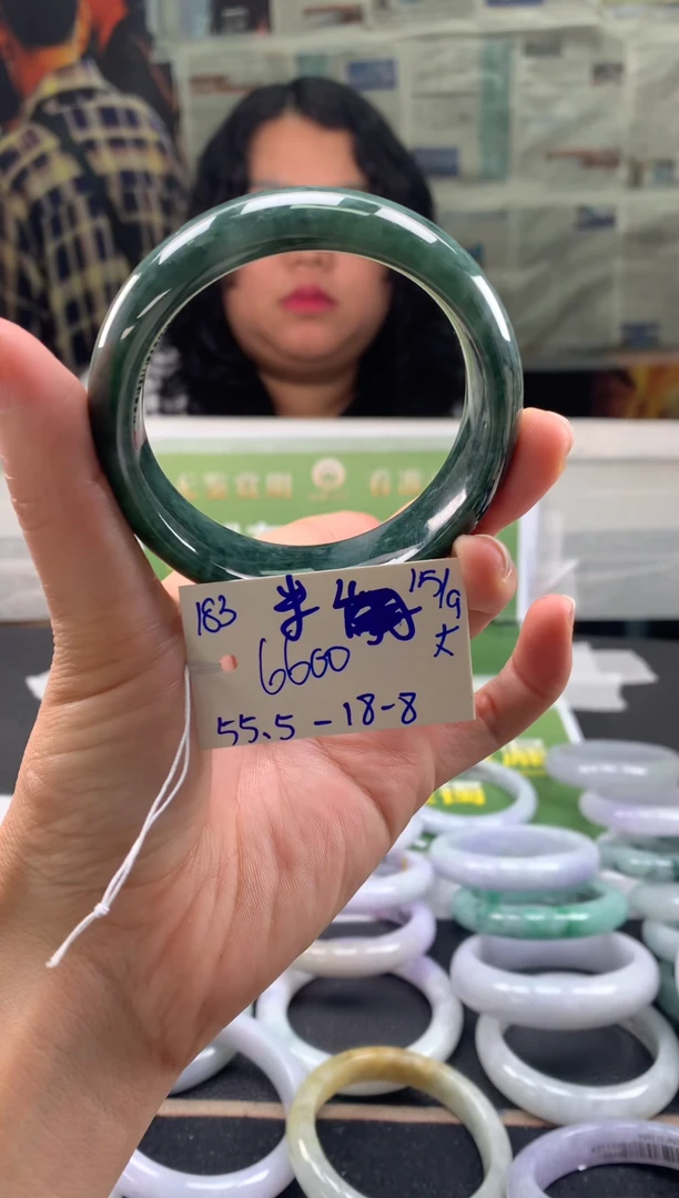 未镶嵌手镯翡翠米*翡翠手镯 下单联系小耳机#183