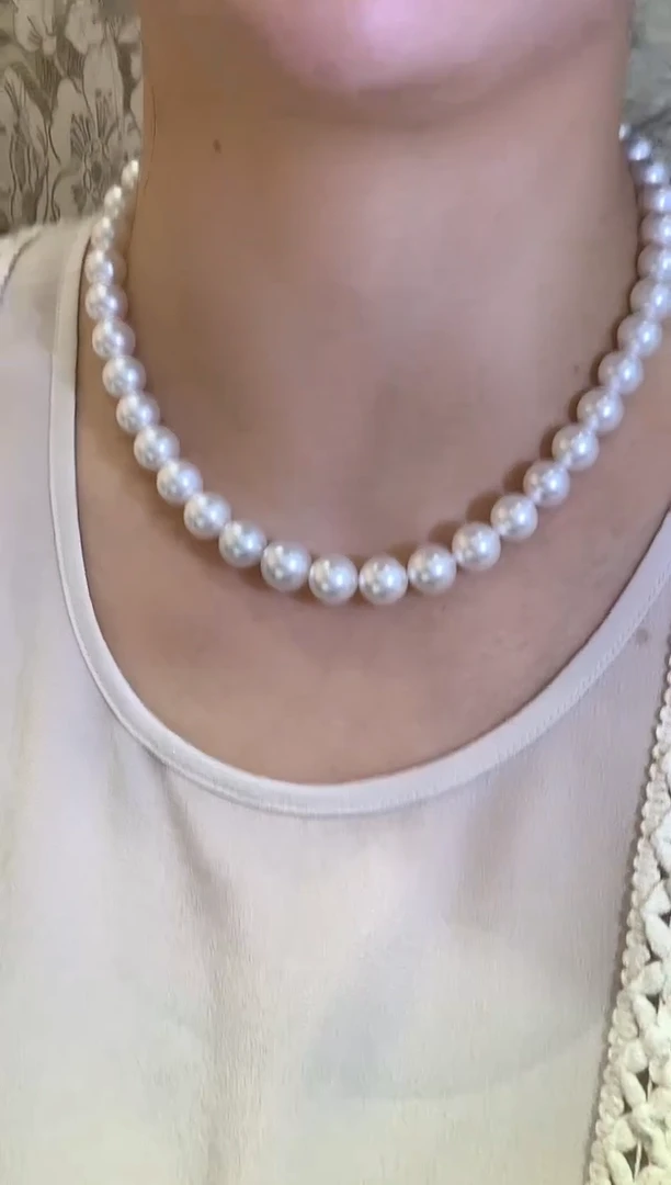 18K金镶嵌吊坠不含链海水珍珠北*a138