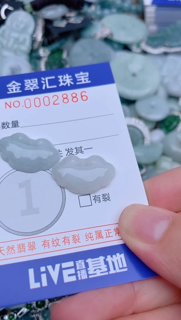 翡翠未镶嵌颈饰2886.....