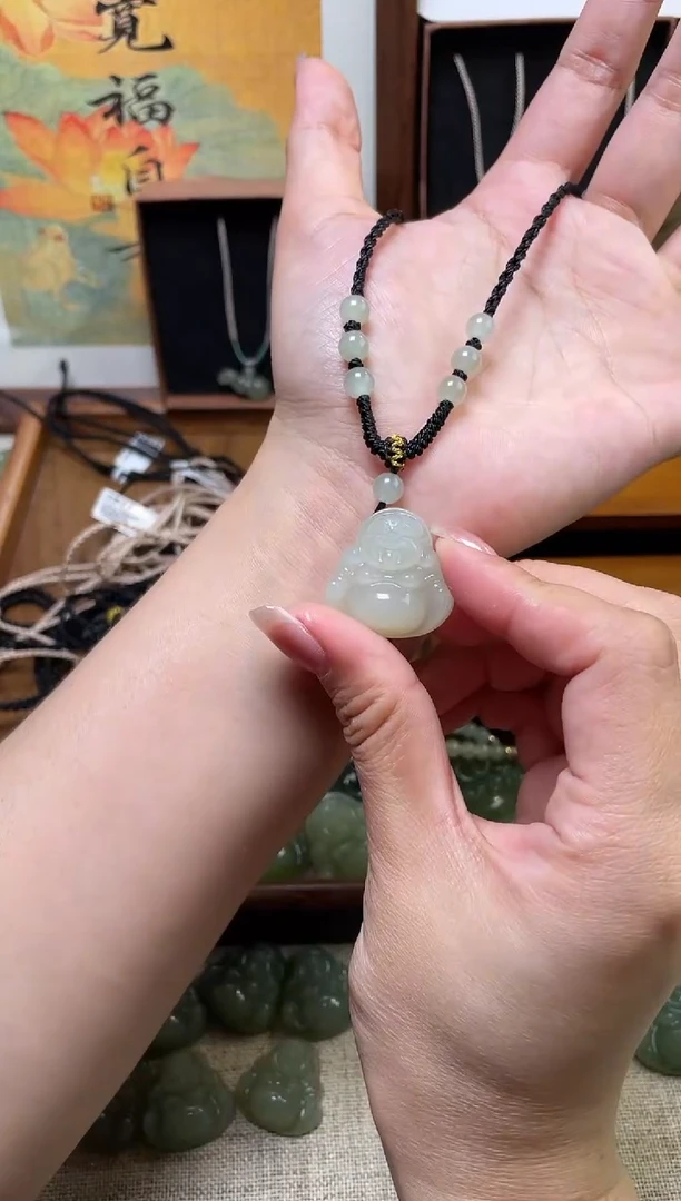 和田玉未镶嵌颈饰25