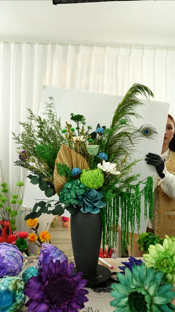 永生花 霸王花 【花束不带瓶】A52