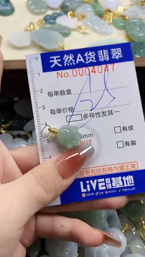 颈饰未镶嵌翡翠天然A货翡翠