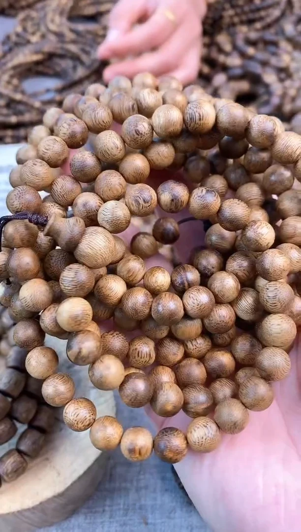 手串沉香08圆珠多圈棋楠手串多样性发一