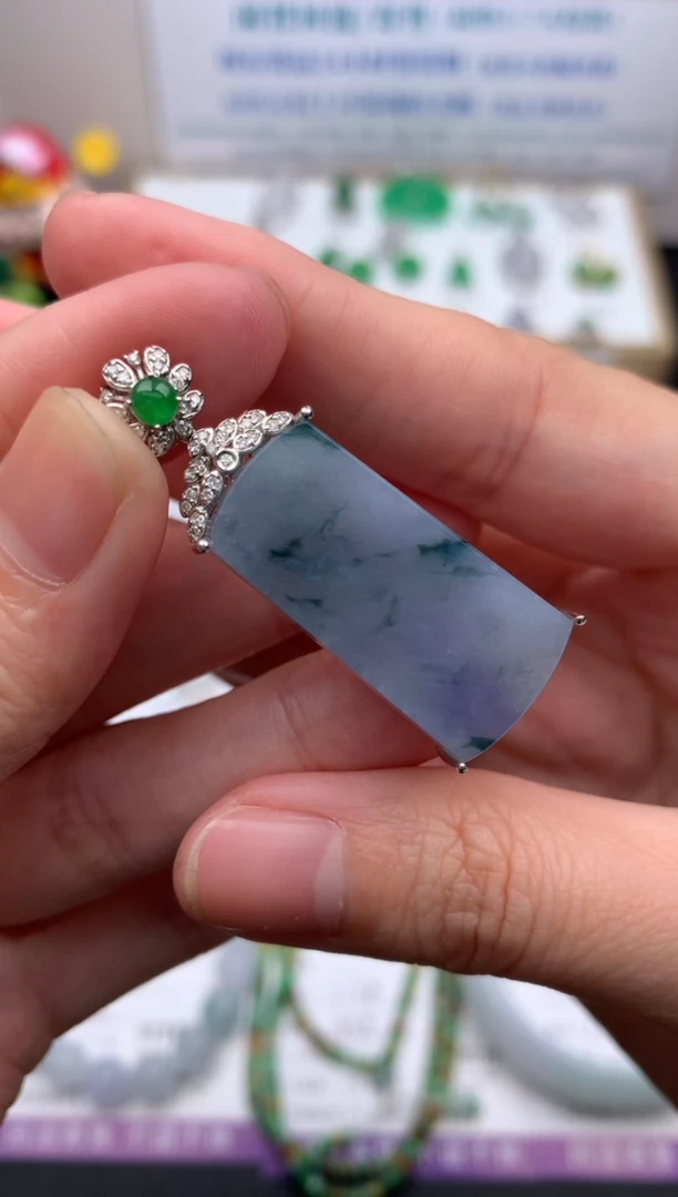 【闪购商品】定制翡翠18K金镶嵌模式推广期24小时鉴赏期