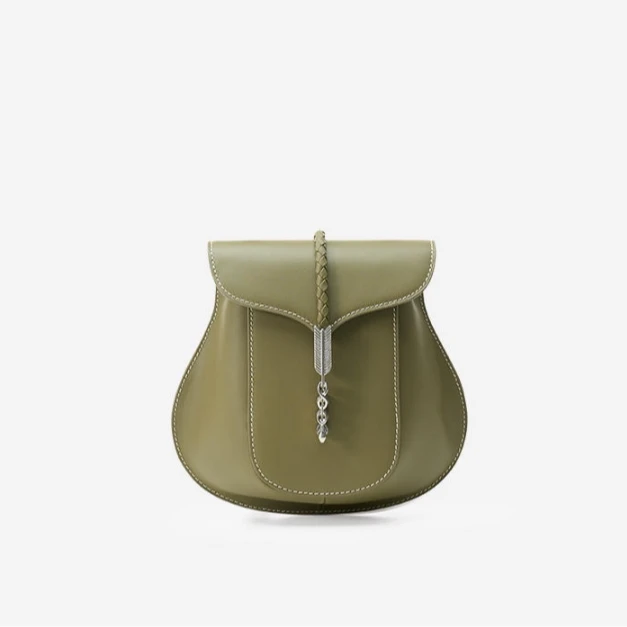 【山水集】马鞍包 头层牛皮箭士系列小众简约风单肩斜挎包一秒入夏