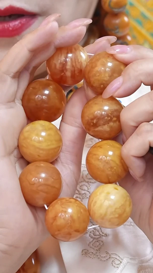 蜜蜡颈饰未镶嵌8463天然蜜蜡珠宝奇石云端妖孽全部保真