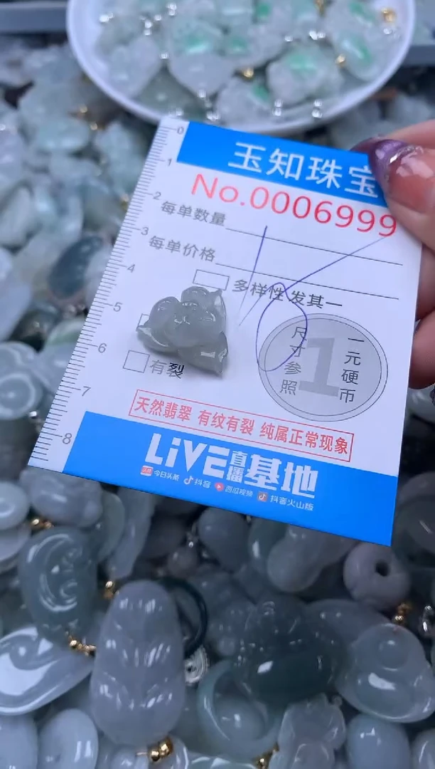 翡翠未镶嵌吊坠(不含链)6999