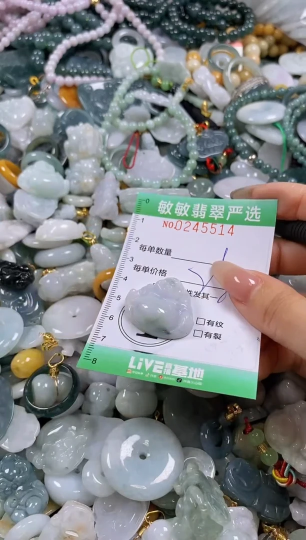 翡翠未镶嵌颈饰闪购0245514
