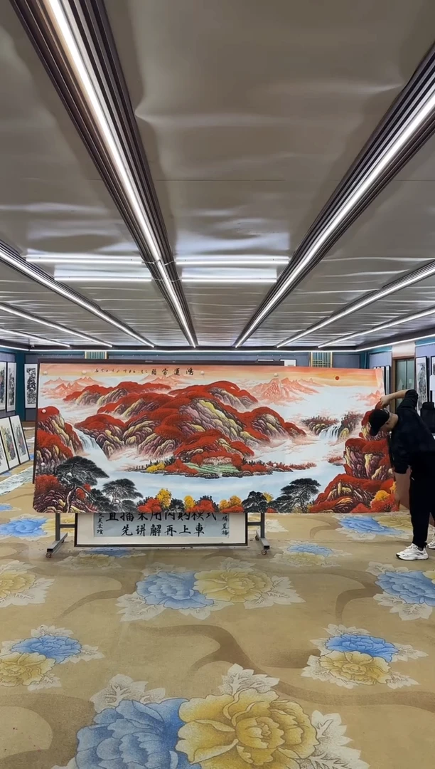 国画M刘雪红-大丈二-山水国画
