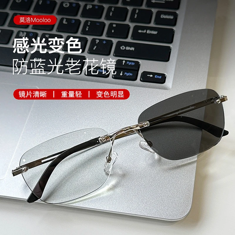 ML-3830感光变色防蓝光老花镜