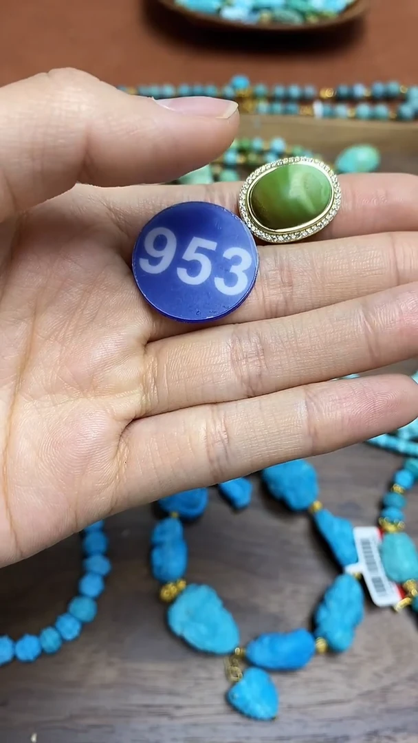 【闪购商品】绿松石戒指合金953戒指