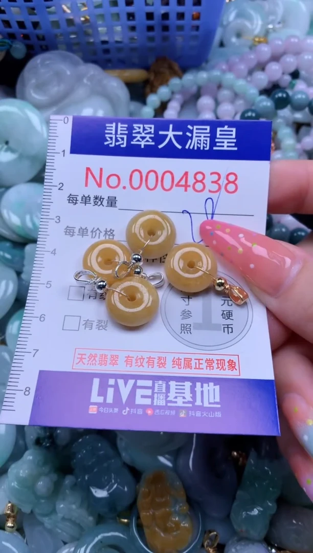 翡翠未镶嵌吊坠(不含链)4838